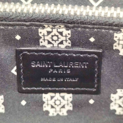 サンローランパリ SAINT LAURENT PARIS エンボスロゴ レザー長財布 メンズ