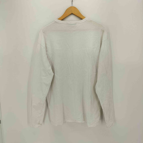 メゾンキツネ MAISON KITSUNE FOX HEAD PATCH REGULAR LONG-SLEEVED TEE フォックス ヘッド パッチ レギュラー ロング スリーブ Tシャツ メンズ import:M