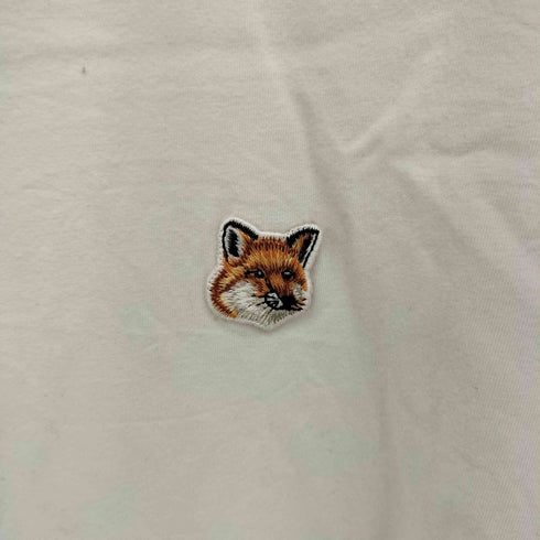 メゾンキツネ MAISON KITSUNE FOX HEAD PATCH REGULAR LONG-SLEEVED TEE フォックス ヘッド パッチ レギュラー ロング スリーブ Tシャツ メンズ import:M