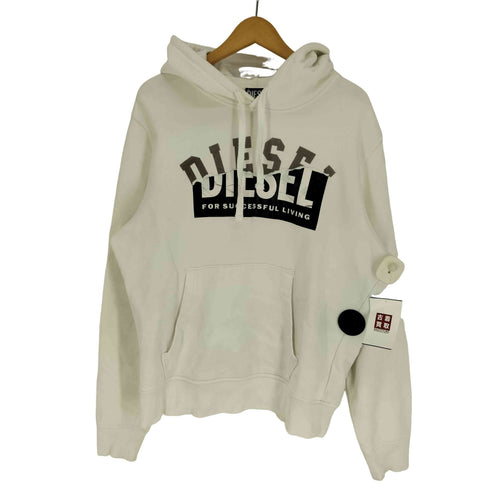 ディーゼル DIESEL S-GINN-HOOD-OUT ロゴ プリント プルオーバー パーカー メンズ import:L