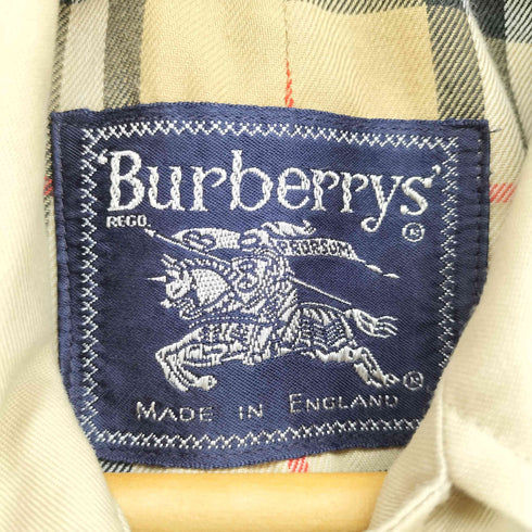 バーバリーズ BURBERRYS MADE IN ENGLAND 裏地ノヴァチェックステンカラーコート メンズ