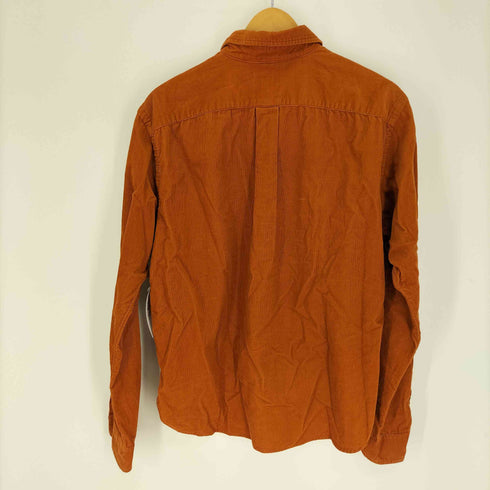 キャリー CALEE 日本製 ロゴ刺繍 B.D コーデュロイ L/S シャツ メンズ JPN:L