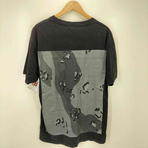 ヘルレイザー HELLRAZOR 背面 大判 チョコチップカモ プリント クルーネック S/S Tシャツ メンズ