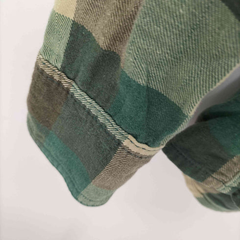 リーバイス Levis 00s チェック柄オープンカラーシャツ メンズ import:L