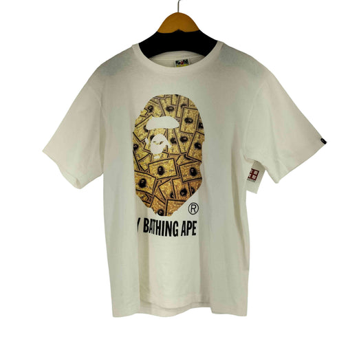 アベイシングエイプ A BATHING APE フロントプリント S/S Tシャツ メンズ JPN:L