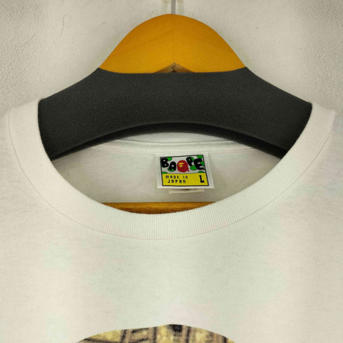 アベイシングエイプ A BATHING APE フロントプリント S/S Tシャツ メンズ JPN:L