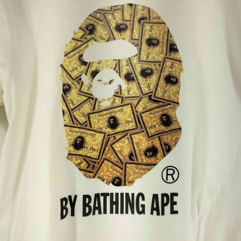 アベイシングエイプ A BATHING APE フロントプリント S/S Tシャツ メンズ JPN:L
