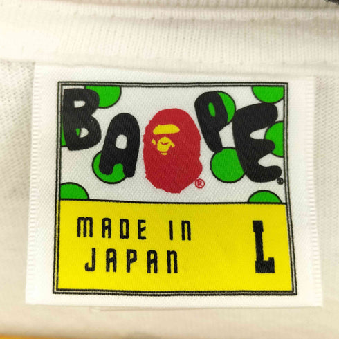 アベイシングエイプ A BATHING APE フロントプリント S/S Tシャツ メンズ JPN:L