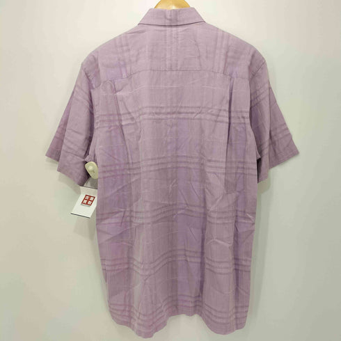 バーバリーロンドン BURBERRY LONDON チェック柄 ポケット S/S シャツ メンズ import:L