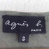アニエスベー agnes b. リネン ドレープネック ノースリーブニット レディース JPN:2