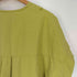 ディニテコリエ Dignite Collier フレンチスリーブ ラウンドヘム 綿麻 スキッパー ブラウス レディース FREE