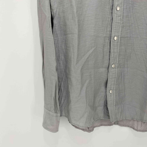 ゴーサンゴーイチプールオム 5351 POUR LES HOMMES エアリーツイル製品ワッシャーシャツ メンズ JPN:46