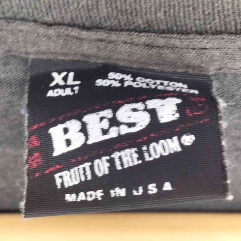 フルーツオブザルーム FRUIT OF THE LOOM 90s USA製 シングルステッチ プリントS/S best tee メンズ XL