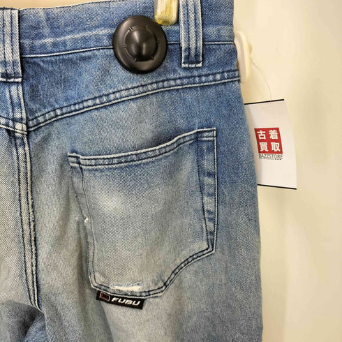 フブ FUBU 90-00S ワイド ダメージ ウォッシュド デニム パンツ メンズ W36 L34