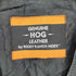 GENUINE HOG LEATHER BY ROCKY RANCH HIDES レザー 切替 サイドレース ベスト メンズ