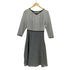 トッコクローゼット tocco closet パール付きタック入りレース切り替えバイカラーワンピース レディース FREE