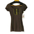 ディースクエアード DSQUARED2 デザインボタン S/S Tシャツ レディース JPN:XS