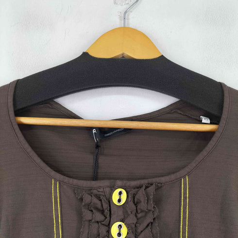 ディースクエアード DSQUARED2 デザインボタン S/S Tシャツ レディース JPN:XS