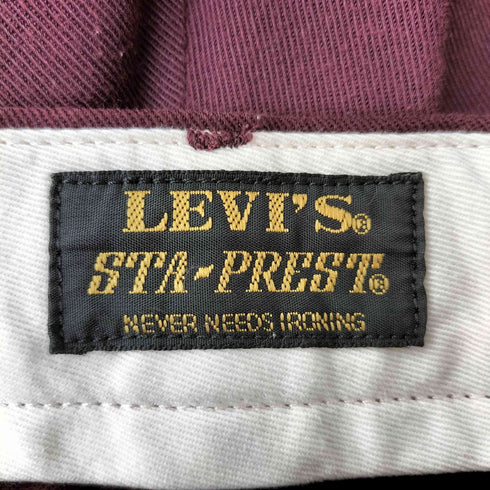 リーバイス Levis 復刻 STA-PREST スタプレスト ツイル テーパード パンツ メンズ W30