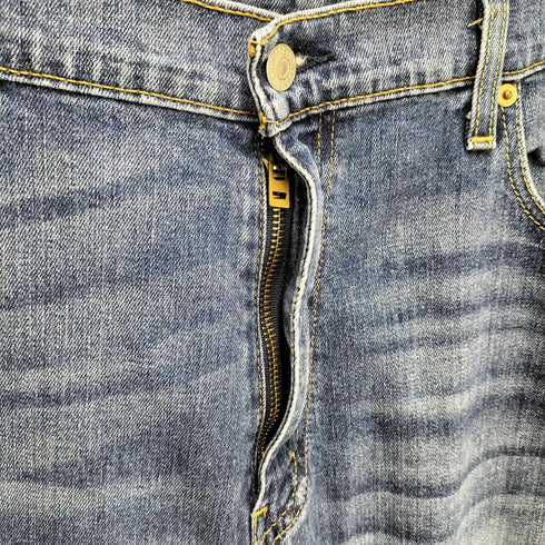 リーバイス Levis メキシコ製 569 ボタン裏 4090 刻印 ルーズストレートフィット ジップフライ デニム パンツ メンズ W36 L32