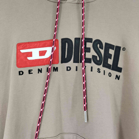 ディーゼル DIESEL ロゴ刺繍 フーディーワンピース メンズ S