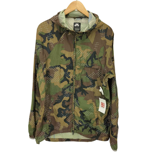 ナイキスケートボーディング NIKE SB Steel Light Weight ERDL Philips JKT カモ 柄 ダブル ジップアップ フーディ ジャケット メンズ import:XL