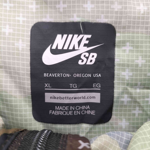 ナイキスケートボーディング NIKE SB Steel Light Weight ERDL Philips JKT カモ 柄 ダブル ジップアップ フーディ ジャケット メンズ import:XL