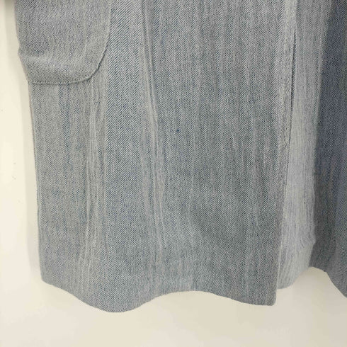 ザラ ZARA リネンブレンド ステンカラーコート レディース import:S