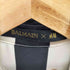 バルマン BALMAIN コラボ ストライプ柄 総シルク 金ボタン ロングスリーブシャツ レディース FR:36