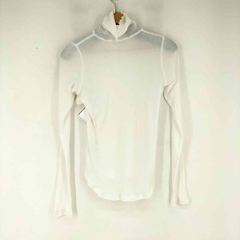ビューティーアンドユースユナイテッドアローズ BEAUTY & YOUTH UNITED ARROWS コットンテレコ リブ シアー タートルネック カットソー レディース