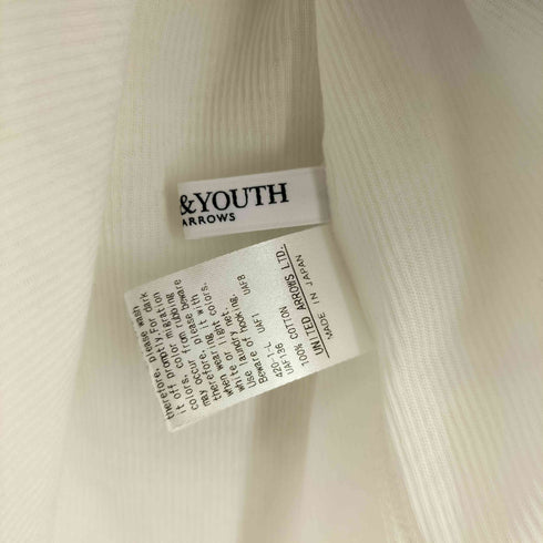 ビューティーアンドユースユナイテッドアローズ BEAUTY & YOUTH UNITED ARROWS コットンテレコ リブ シアー タートルネック カットソー レディース