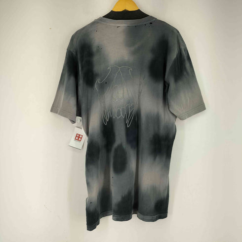 ディーゼル DIESEL T-JUST-N47 ダメージ加工タイダイクルーネックTシャツ メンズ XL