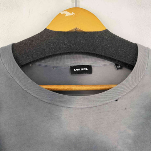 ディーゼル DIESEL T-JUST-N47 ダメージ加工タイダイクルーネックTシャツ メンズ XL