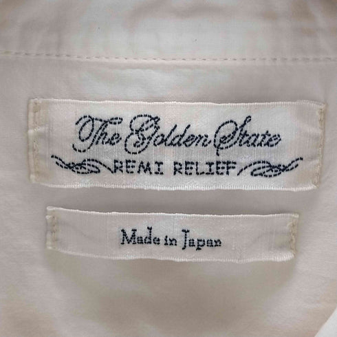 レミレリーフ REMI RELIEF 日本製 ボタンダウンシャツ メンズ JPN:L