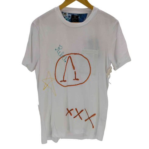 ロストインアルビオン LOST IN ALBION イタリア製 刺繍デザインクルーネックTシャツ メンズ import:M