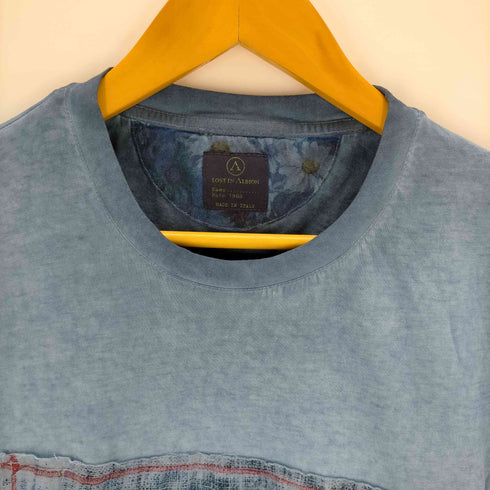 ロストインアルビオン LOST IN ALBION イタリア製 ベアープリントクルーネックTシャツ メンズ import:S