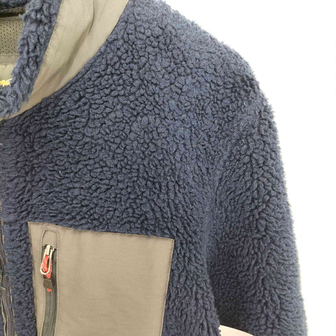 エディーバウアー Eddie Bauer マルチカラー フリース ボアジャケット メンズ import:S