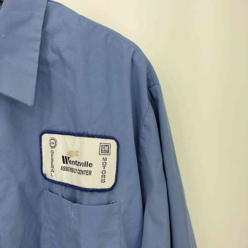 アラマーク ARAMARK 企業ロゴワッペン 2ポケット L/S シャツ メンズ 2XL