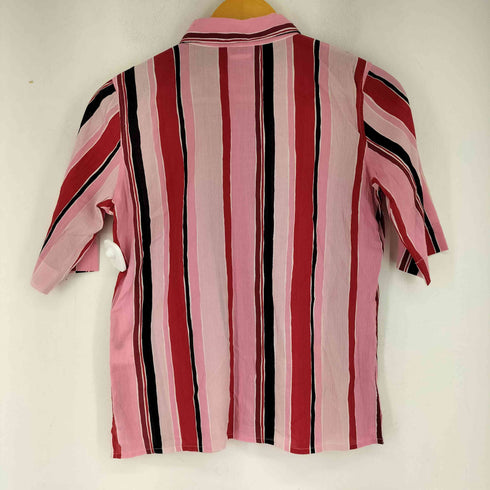 アニエスベー agnes b. PARIS S/S シアーストライプシャツ レディース