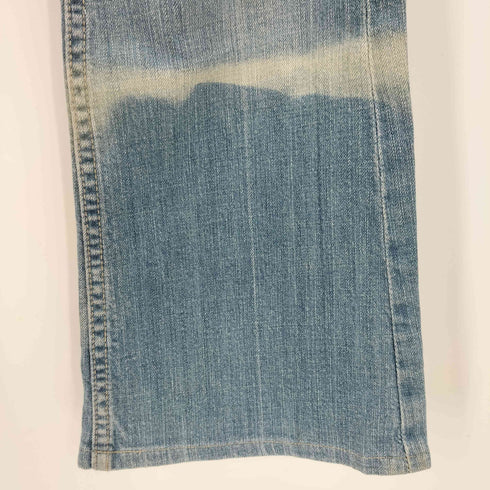 miss me JEANS USA製 ターコイズ スタッズ ブーツカット デニム フレアパンツ Y2K レディース 25