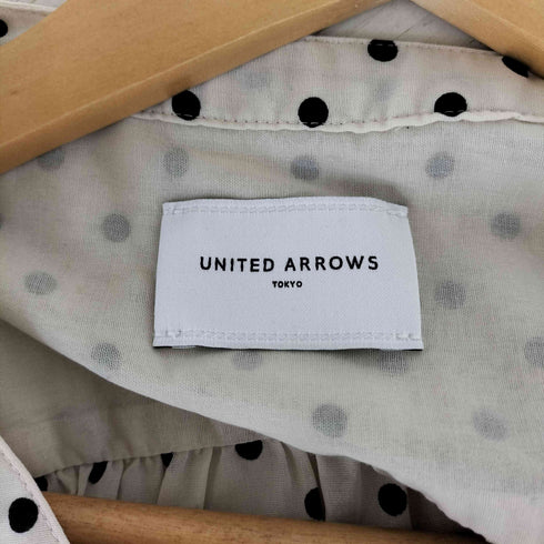 ユナイテッドアローズ UNITED ARROWS UWCS シアー Vネック ブラウス レディース 36