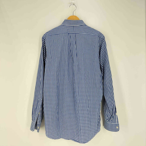 ラルフローレン RALPH LAUREN CLASSIC FIT ポニー刺繍 ギンガムチェック ボタンダウンシャツ メンズ import:M