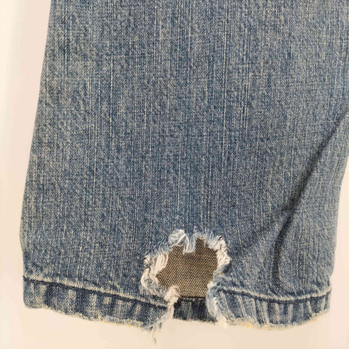 sheath ダメージ加工 ブーツカット デニム フレアパンツ Y2K レディース