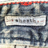 sheath ダメージ加工 ブーツカット デニム フレアパンツ Y2K レディース