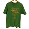 ステューシー Stussy 紺タグ USA製 ラメロゴクルーネックTシャツ メンズ JPN:L