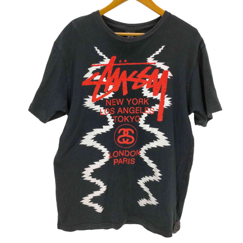 ステューシー Stussy プリントクルーネックTシャツ メンズ JPN:L
