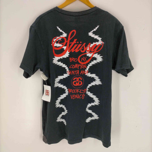 ステューシー Stussy プリントクルーネックTシャツ メンズ JPN:L