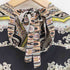 エトロ ETRO イタリア製 シルク100 半袖 総柄 シャツ レディース JPN:38