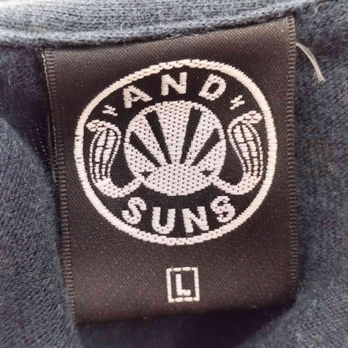 AND SUNS プリント L/S Tシャツ メンズ JPN:L