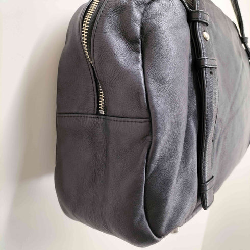 ワイズ Ys CUIR LEATHER レザー ショルダー バッグ メンズ